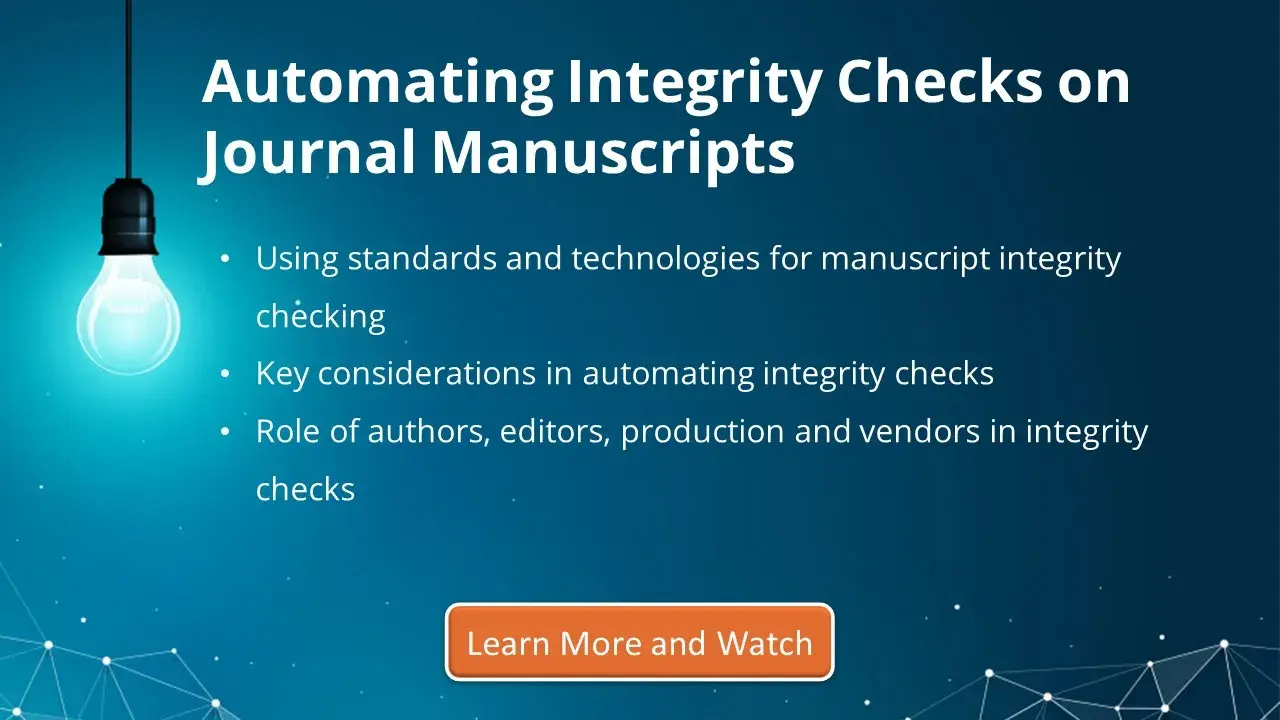 Automating Integrity Checks on Journal Manuscripts